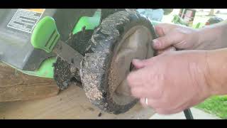 Self Propelled Mower Wont Move Pinion Gear Replacement [upl. by Natsirt384]