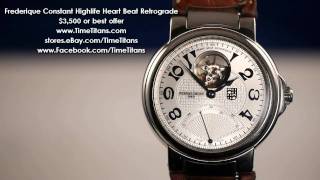 Frederique Constant Highlife Heart Beat Retrograde FC680x3H56 [upl. by Aldis]