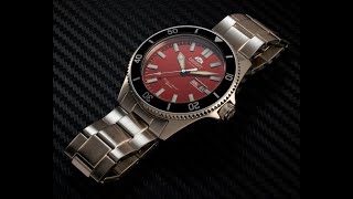 Orient Kanno Automatic red dial  Seiko for less money [upl. by Scurlock]