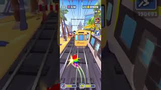 Subway Surfers New Update Gameplay Op Moment Speedtranding short feed gaming subwaysurfers [upl. by Joye]