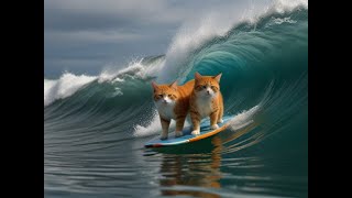 Cat Loves Surfing [upl. by Erlina]