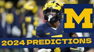 Michigan Football 2024 Predictions [upl. by Ayak]