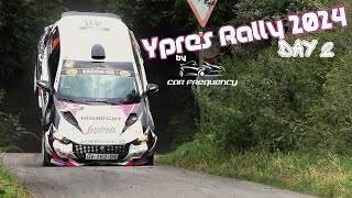 Ypres Rally 2024  DAY 2  Huge JUMP  Fast ACTION  Pure SOUND [upl. by Michon]