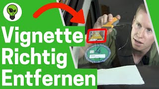 Vignette Entfernen und Wiederverwenden ✅ TOP ANLEITUNG Wie Autobahnvignette von Scheibe Ablösen [upl. by Yllas938]