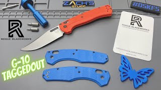 Benchmade Taggedout G10 Rogue Bladeworks Scales [upl. by Yeh553]