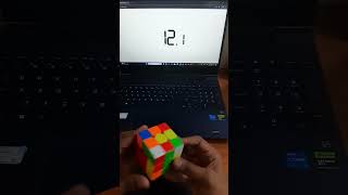 Rubiks Cube solve 3x3  Sub 25  2211s shorts rubickscube solve 3x3 sub25 [upl. by Ecirtnom]