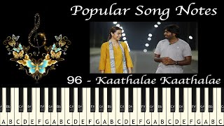 96  KAATHALAE KAATHALAE HOW TO PLAY MUSIC NOTES [upl. by Einner]