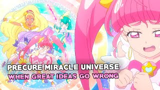 PRECURE MIRACLE UNIVERSE Movie Impressions  Good concepts and ideas with a bad execution [upl. by Emelen314]