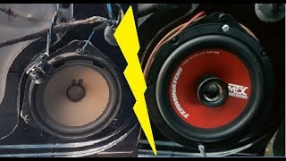 CHANGE FRONT SPEAKER Opel Corsa D [upl. by Ynnam721]