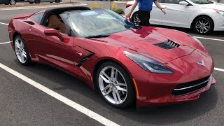 Chevrolet Corvette Stingray Z51 3LT Review Features and Test Drive [upl. by Daloris]