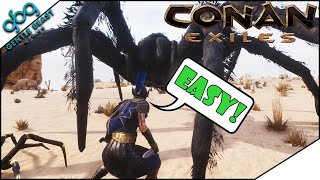 CONAN EXILES  Ep 9  Taking Down the Crocodile and Spider Boss EASY PC Gameplay Commentary [upl. by Schenck751]