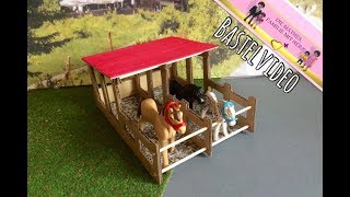 Playmobil  Pferdebox basteln  Pimp my Playmobil  Bastelvideo von Familie Mathes [upl. by Vance399]