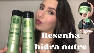 resenha  LINHA HIDRA NUTRE HASKELL CBA [upl. by Fabrianna]