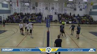 2A Boys Vauxhall vs Strathcona Tweedsmuir  ASAA Volleyball Provincials 2019 [upl. by Sarette]