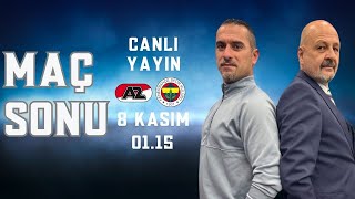 AZ Alkmaar Fenerbahçe MAÇ SONU DEĞERLENDİRMELERİ [upl. by Mullen]