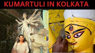 Kolkata Kumortuli  The best place to visit before Durga pujo [upl. by Bertolde649]