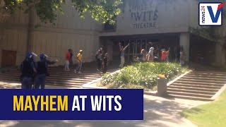 WATCH Bullets stun grenade fired at Wits students [upl. by Ahsiri722]