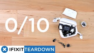 AirPods Pro 2 Teardown  Still Completely Unrepairable [upl. by Swan]