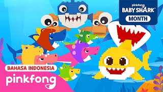 Kumpulan Lagu Baby Shark  Baby Shark Month  Pinkfong Indonesia [upl. by Lemak]