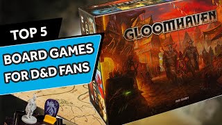 Top 5 Board Games for DampD Fans [upl. by Aihtennek355]