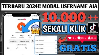 Auto Banjir Followers  CARA MENAMBAH FOLLOWERS TIKTOK GRATIS  Sepuasnya [upl. by Eniamahs]