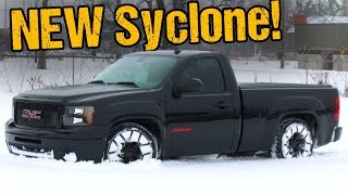 New GMC Syclone Rips Epic AWD Burnout Goes Drag Racing [upl. by Eninahs]