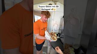 TrapezDöner mit 50 Beilagen 🥙😳 döner jannikfreestyle [upl. by Carboni]