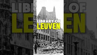 Library of LouvainBelgium history unconventionals library shorts [upl. by Effie]