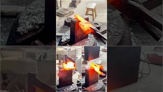 ASMR Forging and Cutting Red Hot Steel Tools  Satisfying Hammering Sounds [upl. by Nitsed]