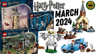 New Hogwarts Castle System March 2024 LEGO® Harry Potter Sets Revealed Boathouse Owlery amp More [upl. by Garek]