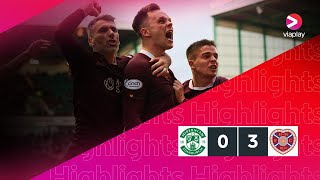 HIGHLIGHTS  Hibernian 03 Hearts  Derby delight goes to Neilsons men in Scottish Cup [upl. by Alohs]