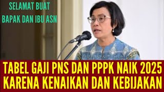 BUKAN HOAX  TABEL GAJI PNS 2025 BERUBAH KARENA BEBERAPA FAKTOR  SALAH SATUNYA KARNA GAJI NAIK [upl. by Esta]