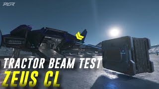 Zeus CL Tractor Beam Test  Star Citizen [upl. by Miranda]