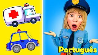 Carro de Policía  Videos Para Niños  Canciones Infantiles  Coco Froco Español [upl. by Duky]