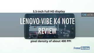 Lenovo Vibe K4 Note Review [upl. by Aryan273]