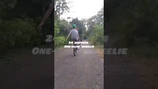 progress in one hand wheelies MTB wheelie Shorts rap [upl. by Eldin]