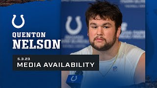 May 3 2023  Quenton Nelson Media Availability [upl. by Sana]