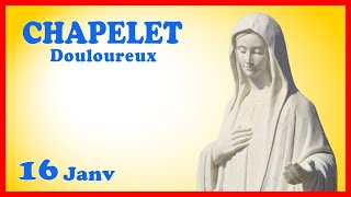 CHAPELET 🙏 Mardi 16 Janvier  Mystères Douloureux [upl. by Daniele]