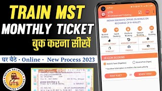 UTS App Se Monthly Ticket Book Kaise Kare  Local Train Monthly Ticket Book Kaise Kare  UTS Ticket [upl. by Alfonso]