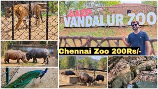 VANDALUR ZOO 2024  chennai zoological park [upl. by Stralka]