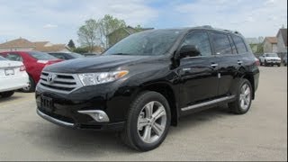 2013 Toyota Highlander Limited 4WD Start up Walkaround and Vehicle Tour [upl. by Paucker760]