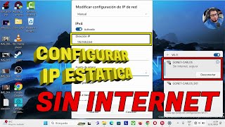 Configurar IP Manual en Windows 11  Error al Conectar al Wifi quotSin Internet Seguraquot  SOLUCIÓN [upl. by Inman]