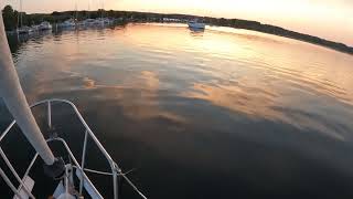 Anchored in Betsie Lake Frankfort Michigan [upl. by Navnod29]