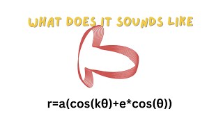 Cursed Desmos Sounds of Polar GraphsLimaconThe Snail Curve [upl. by Giefer]