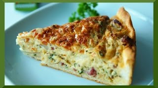 Zwiebelkuchen backen  Rezept [upl. by Nuawad]