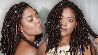 Crochet Faux Locs Tutorial  Goddess Locs [upl. by Gambrell611]