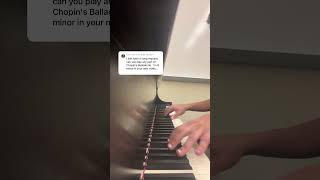 Ballade no 1  Frederic Chopin piano slavery pianotutorial music pianomusic [upl. by Atnom]