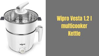 Wipro Vesta 12 l multicooker Kettle  Concurrent Cooking Cool Touch body [upl. by Muhammad]