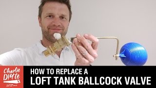 How to Replace a Loft Tank Ballcock Valve [upl. by Neraa]