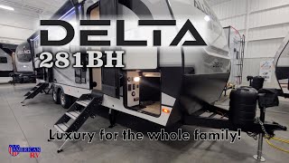 2024 Delta 281BH by Alliance RV  A Luxury Bunkhouse travel trailer for the Whole Family [upl. by Nidnarb]